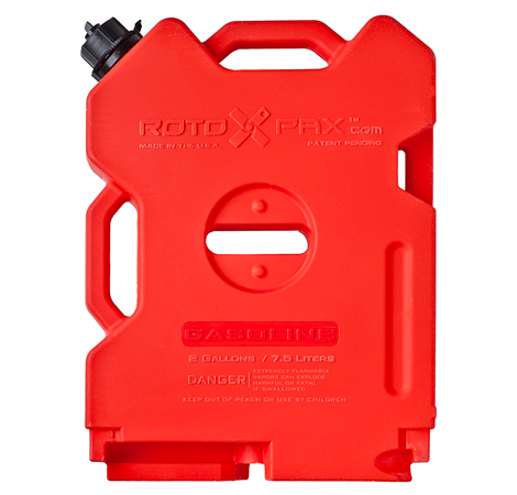 ROTOPAX 2 Gallon Gasoline available at TreadHeadGarage