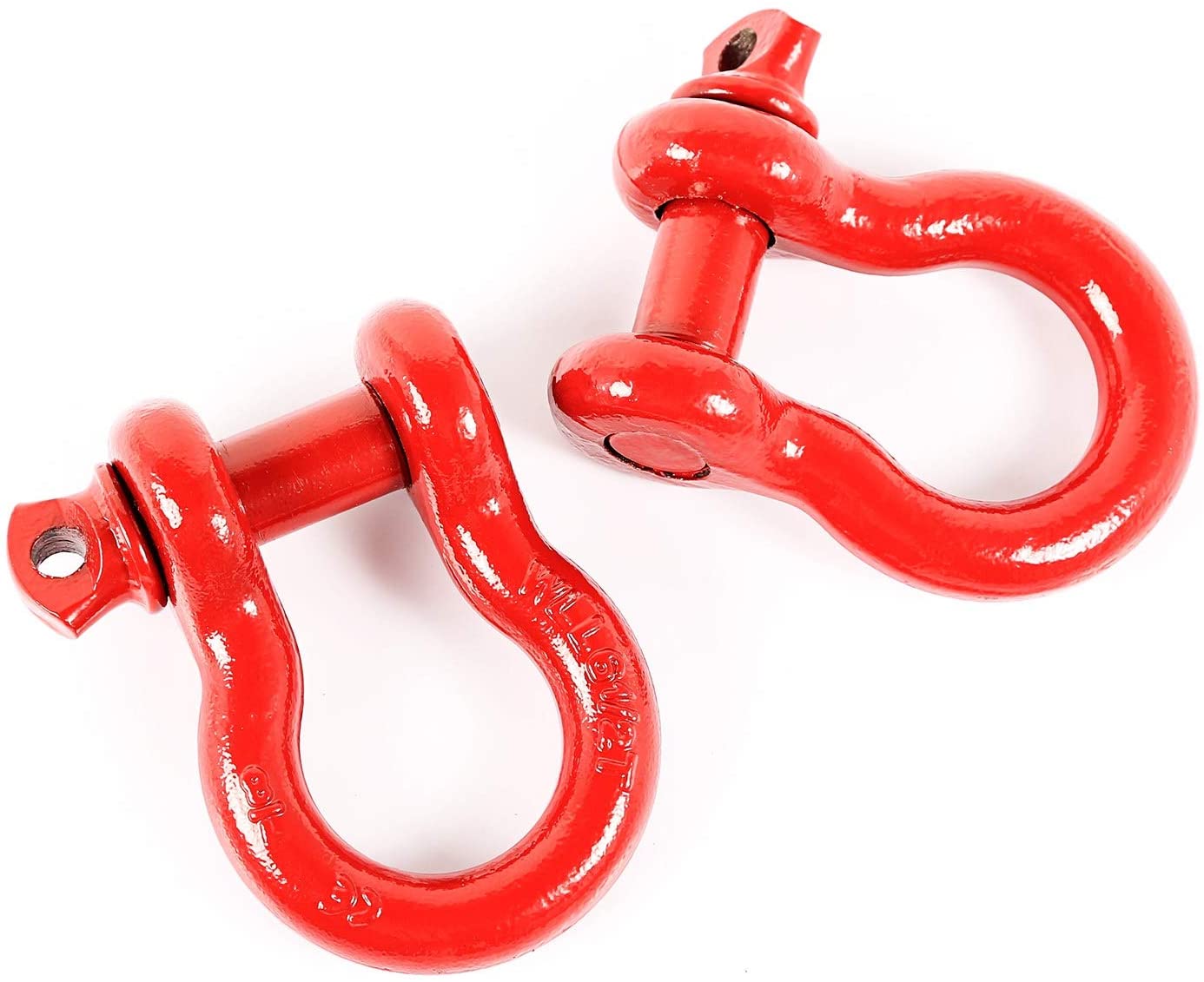 Rugged Ridge D-Ring With 7/8 Inch Pin Red available at TreadHeadGarage